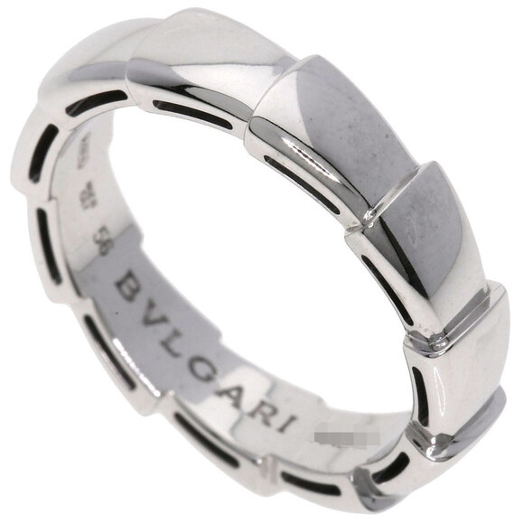 BVLGARI 18k White Gold Ring #56 - Picture 1 of 8